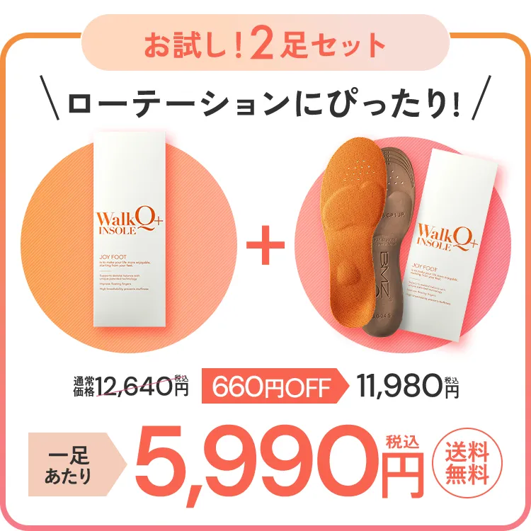 Walk Q+ INSOLE JOY FOOT M ウォーキュット ウォーキュットインソール